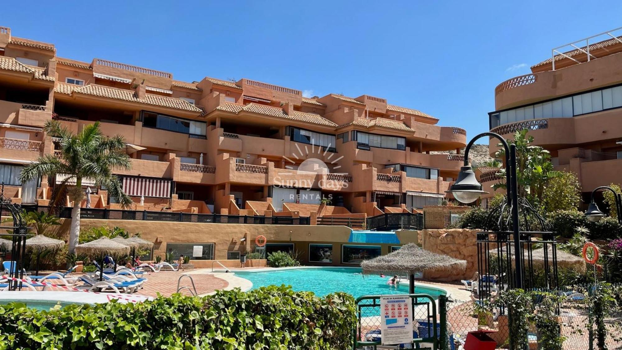Almerimar, Terraza,Piscinas,Parking,Gym Lägenhet El Ejido Exteriör bild
